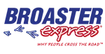Logo featuring the word "express" in red, accompanied by blue arrows, suggesting speed and delivery services.